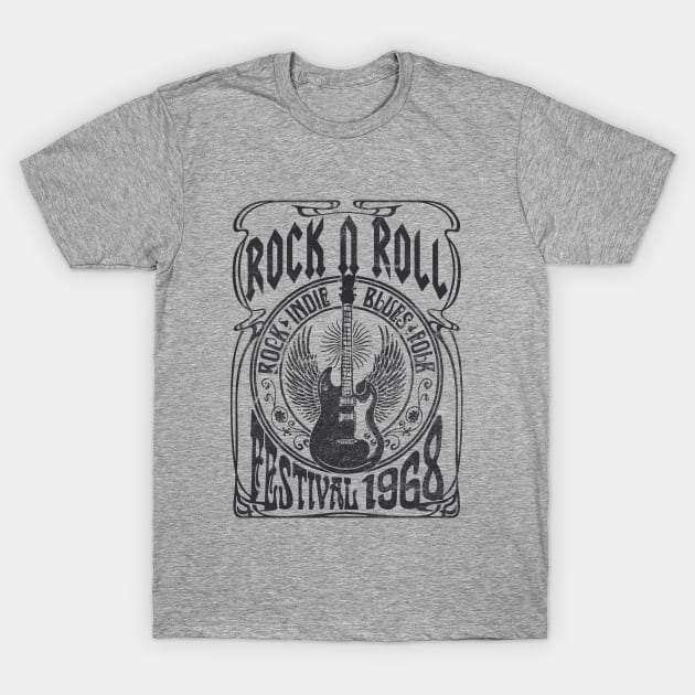 Rock N Roll Festival T-Shirt by LifeTime Design